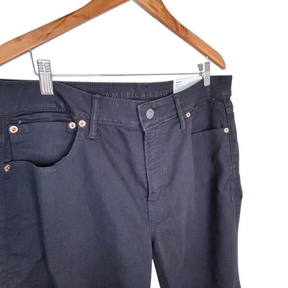 NWT American Eagle black relaxed slim jeans size 36x32 - Picture 3 of 8